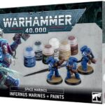 Warhammer 40,000 - Space Marines: Infernus Marines + Paints Set