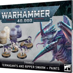 Warhammer 40,000 - Tyranid: Termangants and Ripper Swarm + Paints Set