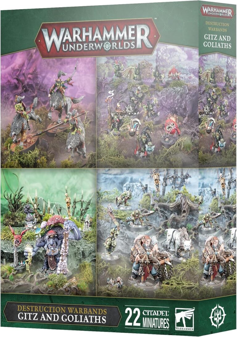 Warhammer Underworlds: Destruction Warbands - Gitz and Goliaths (4 Warband Pack)