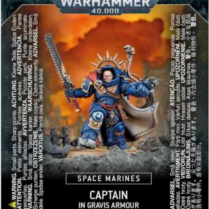 48-70 Warhammer 40k - Space Marine Primaris Captain in Gravis Armour