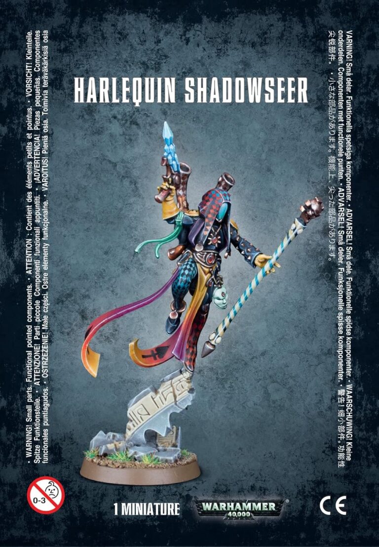 Warhammer 40,000" Harlequin Shadowseer Action Figure