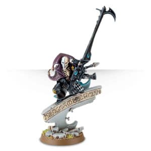 Warhammer 40,000 Harlequin Death Jester Action Figure, Black