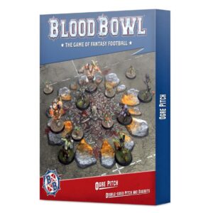 Blood Bowl Ogre Team Pitch & Dugouts