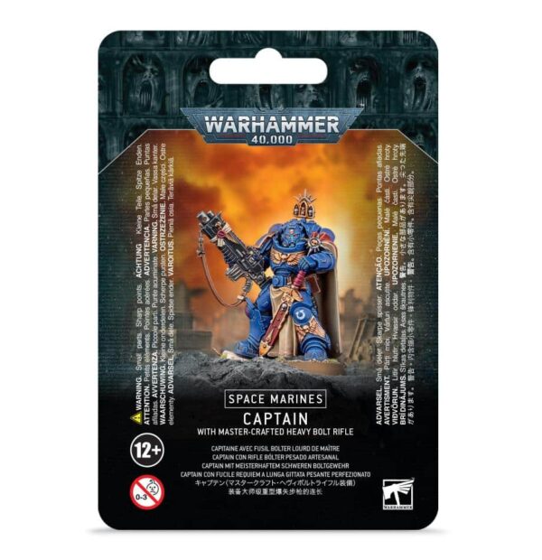 Space Marines Captain with Master - Crafted Bolt Rifle