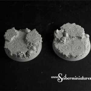 Templar Ruins 40mm round Bases set1