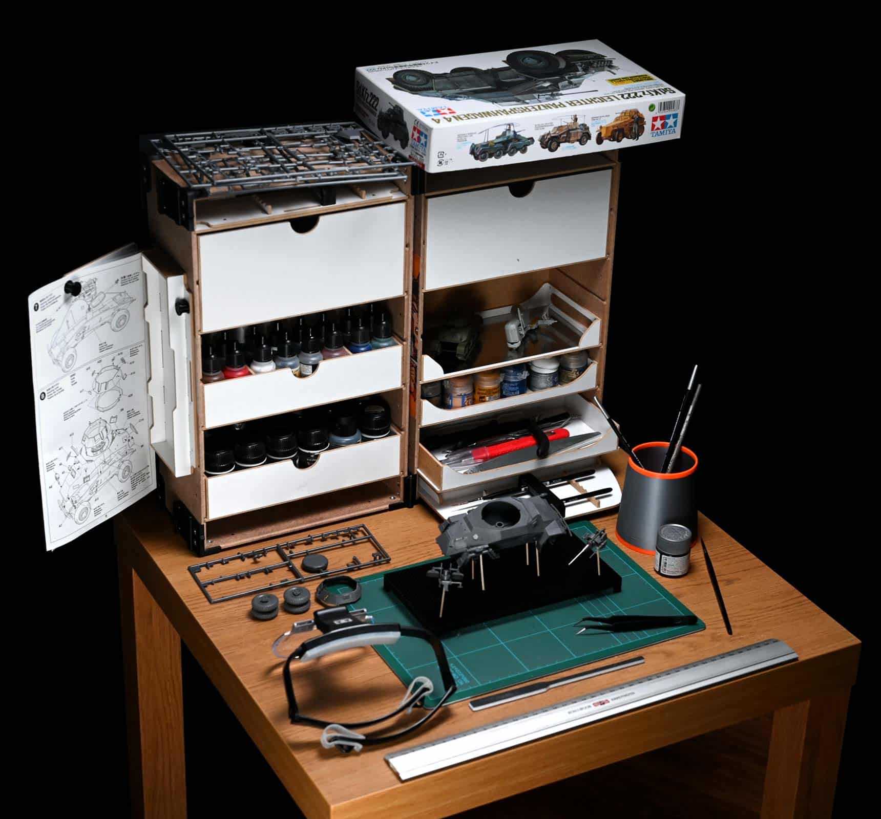 How to Organise Your Miniature Painting Station for Better Results