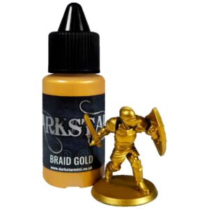 Darkstar: Braid Gold 17ml of acrylic paint.