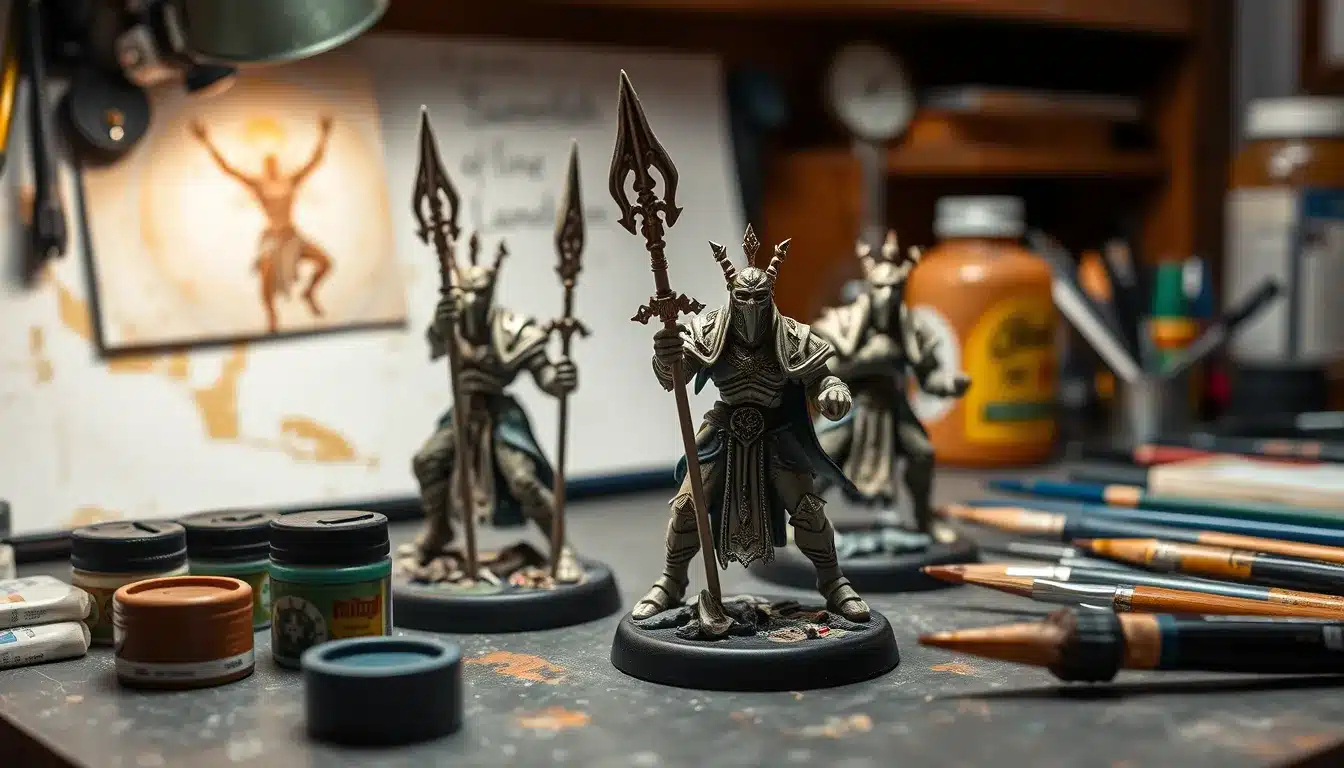 Spearhead: Lumineth Realm-Lords - Hurakan Vanguard painted miniatures