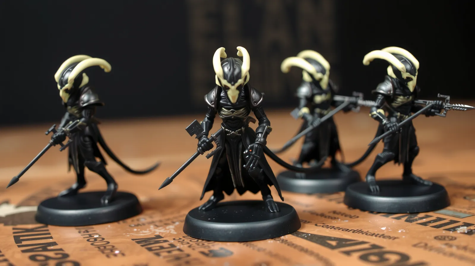 Painting Aeldari Ulthwe: Clean Black Armor