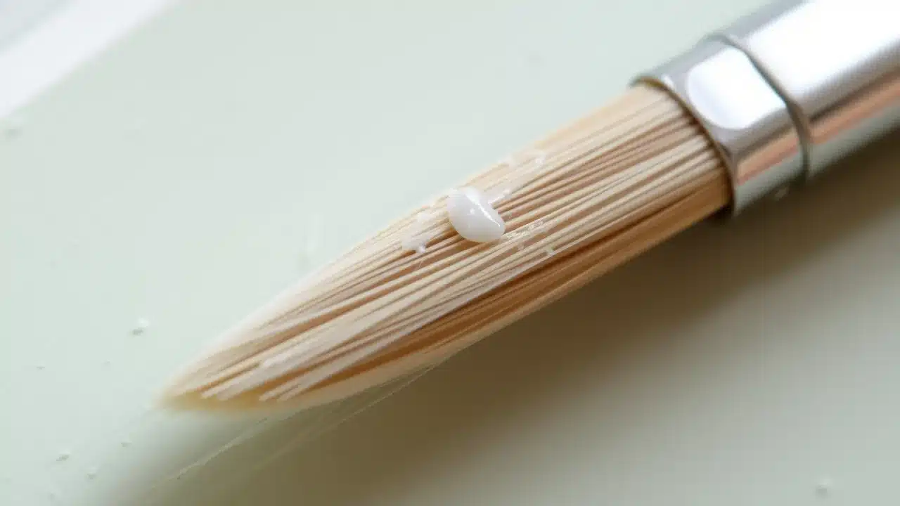 Cleaning and reshaping miniature paint brushes
