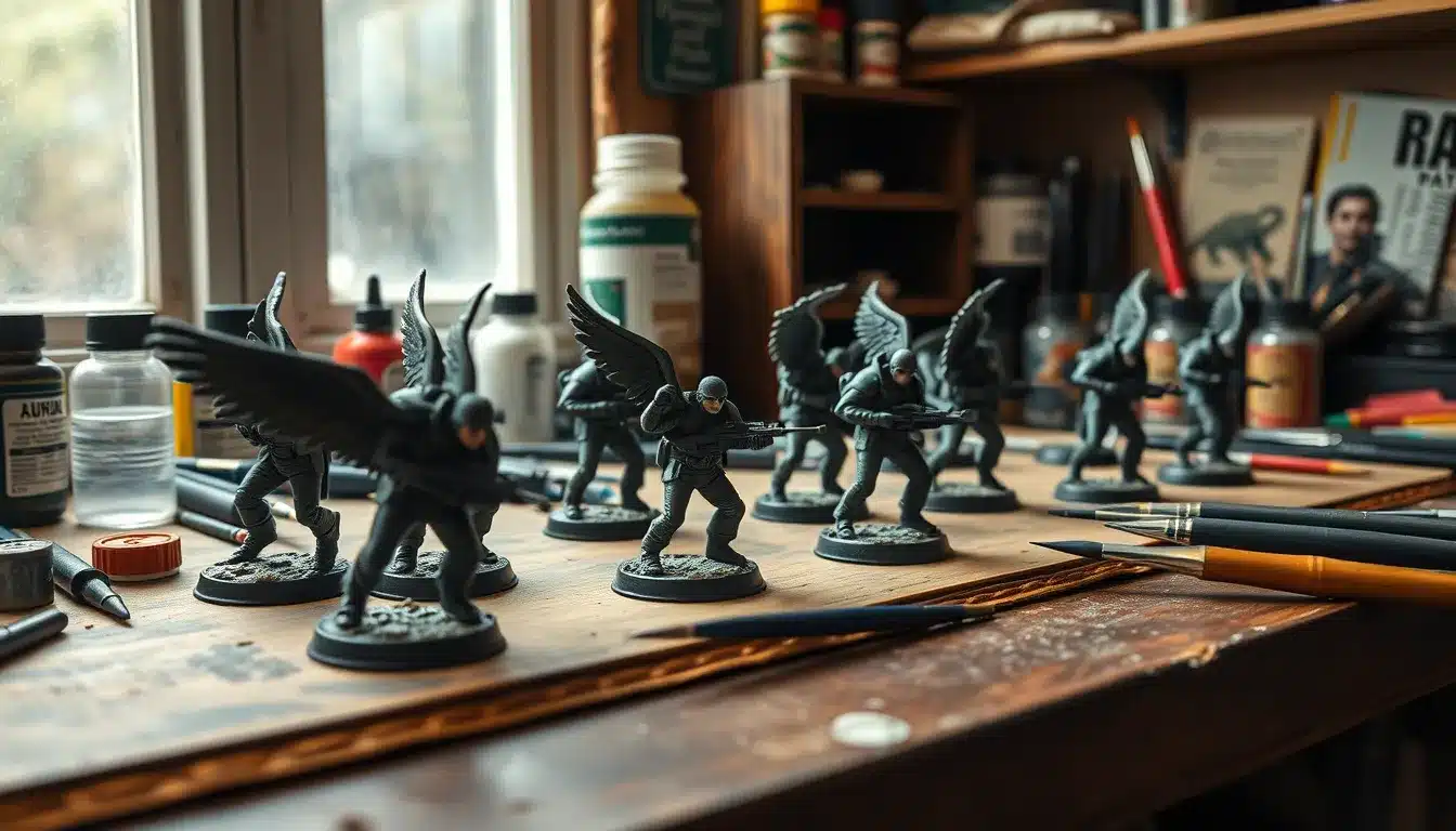 Combat Patrol: Dark Angels (2024 Edition) painted miniatures