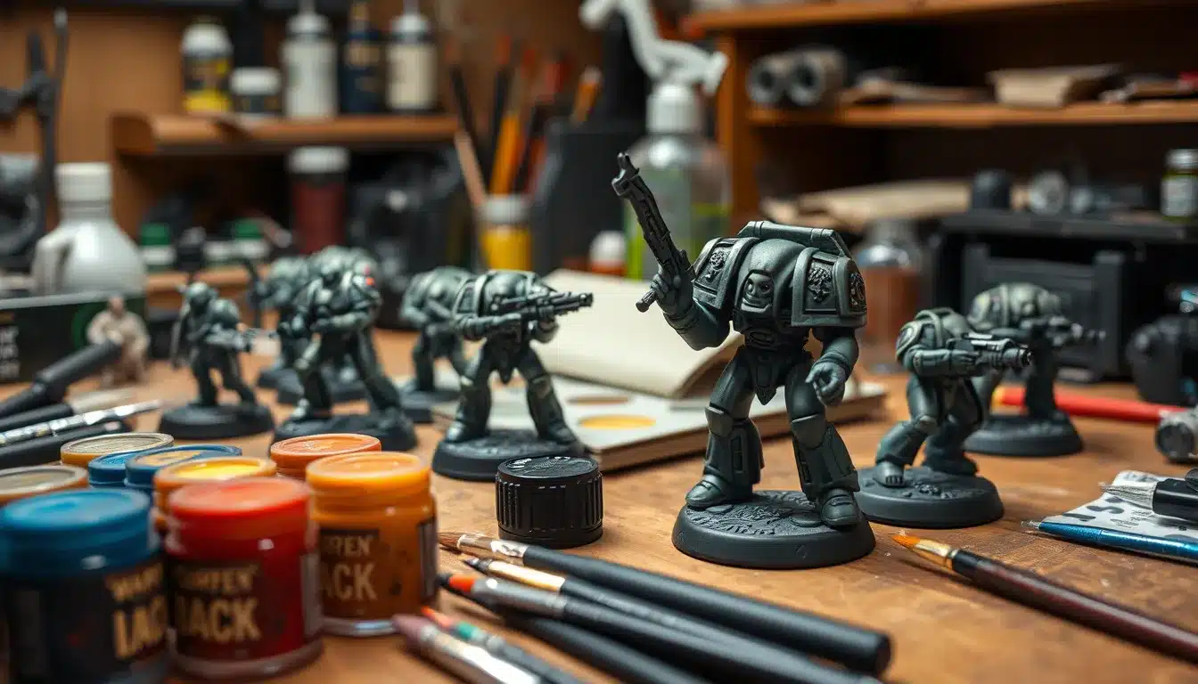 Warhammer 40,000: Ultimate Starter Set painted miniatures