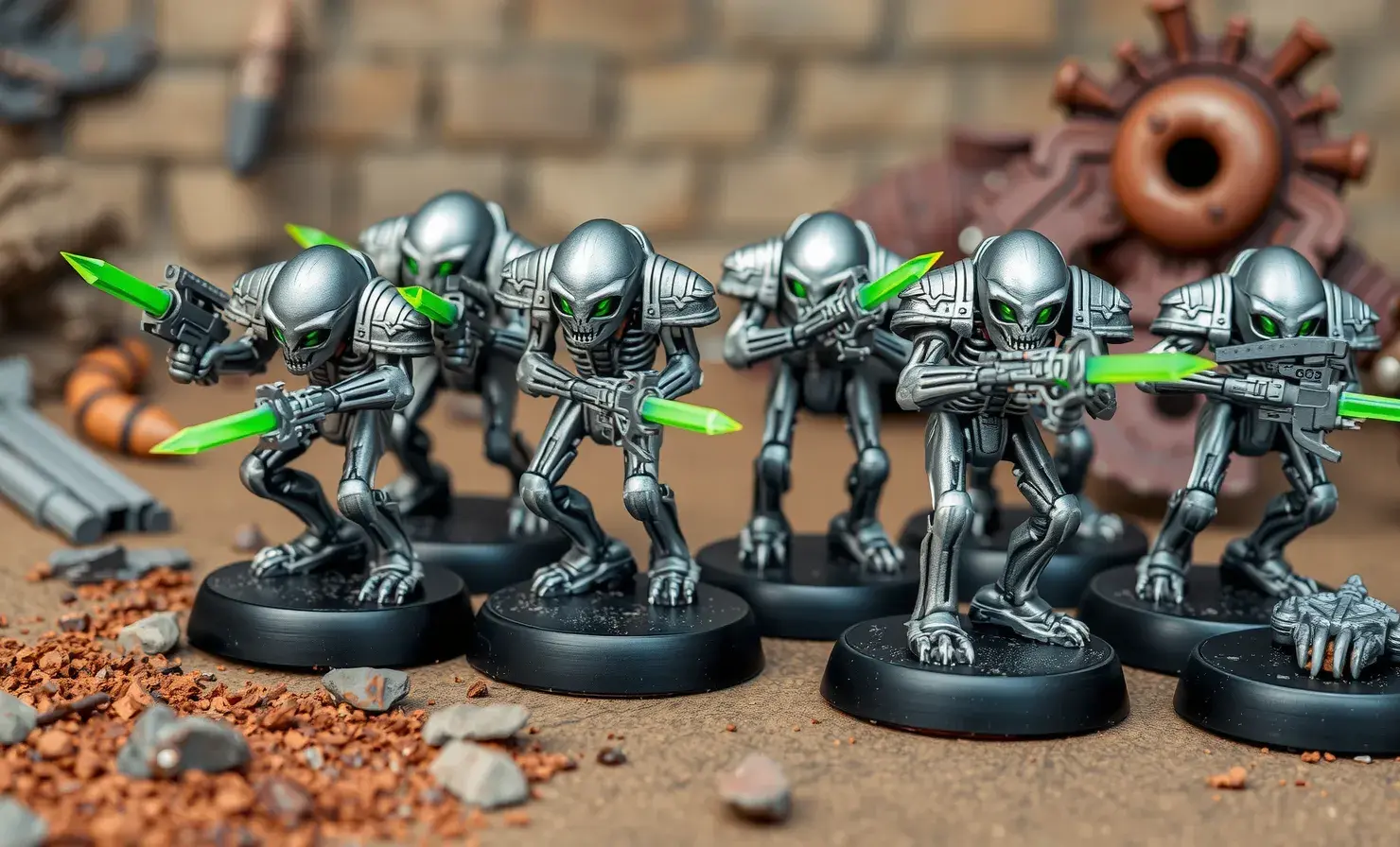 Speed Painting Necrons: The Leadbelcher Method