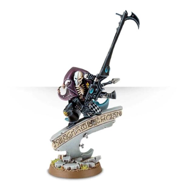 Warhammer 40,000 Harlequin Death Jester Action Figure, Black
