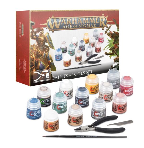 Warhammer - Age Of Sigmar - Paint And Tools Set (2024 3rd Edition)