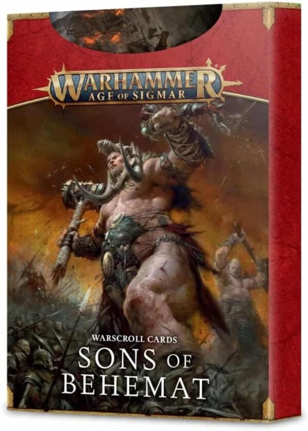 Warhammer - Age of Sigmar - Warscroll Cards: Sons Of Behemat (2022 Edition) (English)