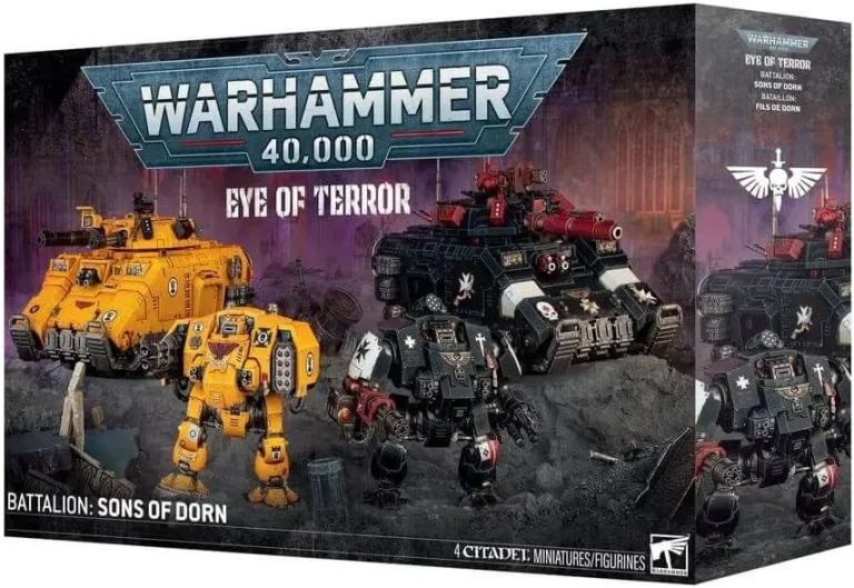 Games Workshop – Warhammer 40,000 – Eye of Terror Battalion: Imperial Fists – Black Templar – Sons of Dorn